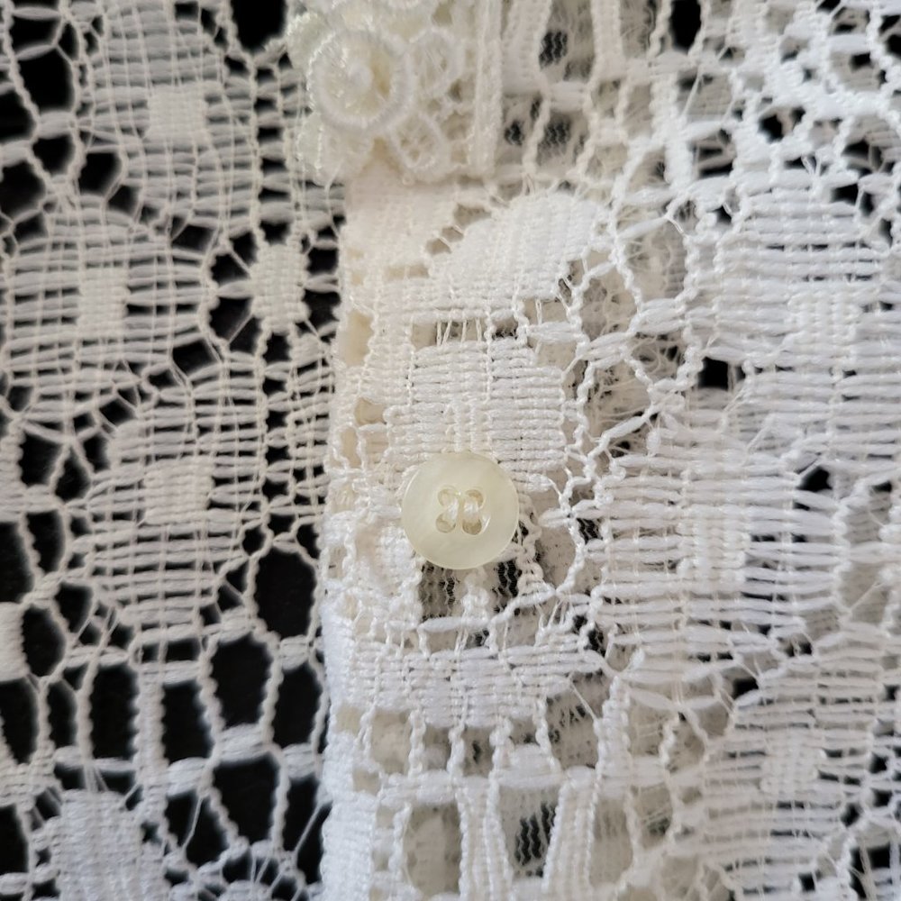 Coldwater Creek Soft Lace Cream Jacket - Picture 14 of 14